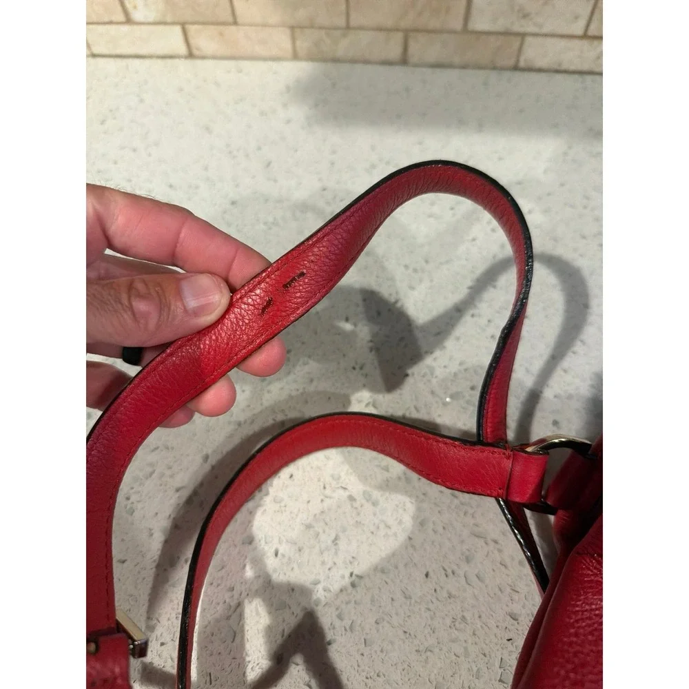 Kate Spade Highland Place Katie Bucket Crossbody red WKRU2915 (220